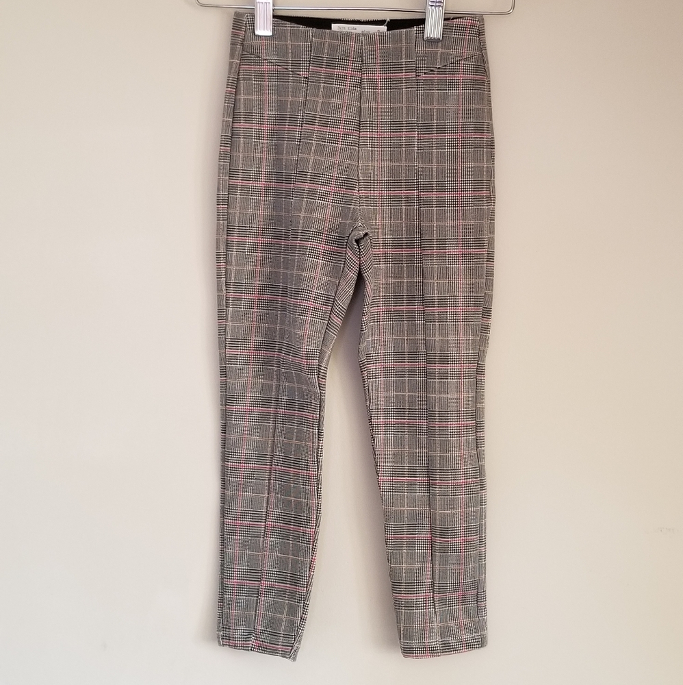Zara plaid pants for girls 7
